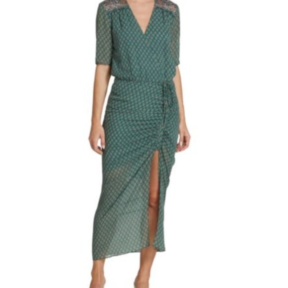 Veronica Beard Dresses & Skirts - NWT Veronica Beard Sz 4 Mariposa Seaglass Green Silk Maxi Dress